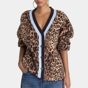 KBB by KAHLANA 'The Slouchy Cardigan - Leopard